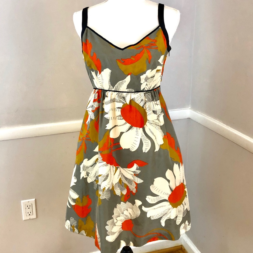 Silk Moulinette Soeurs Sundress with Pockets sz 6